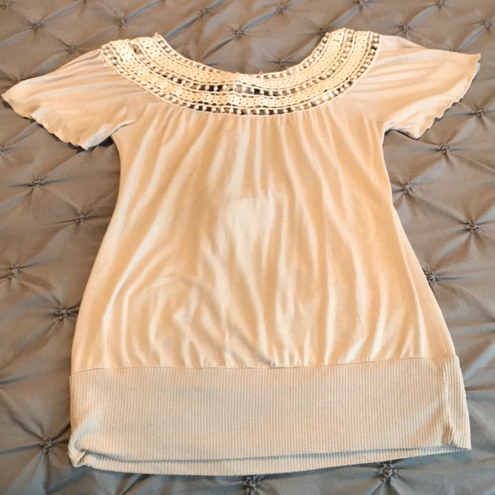 BKE scoop tie back top